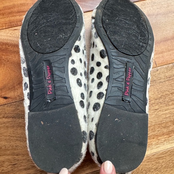 Pink & Pepper Dalmatian Spotted Flats - Picture 4 of 7